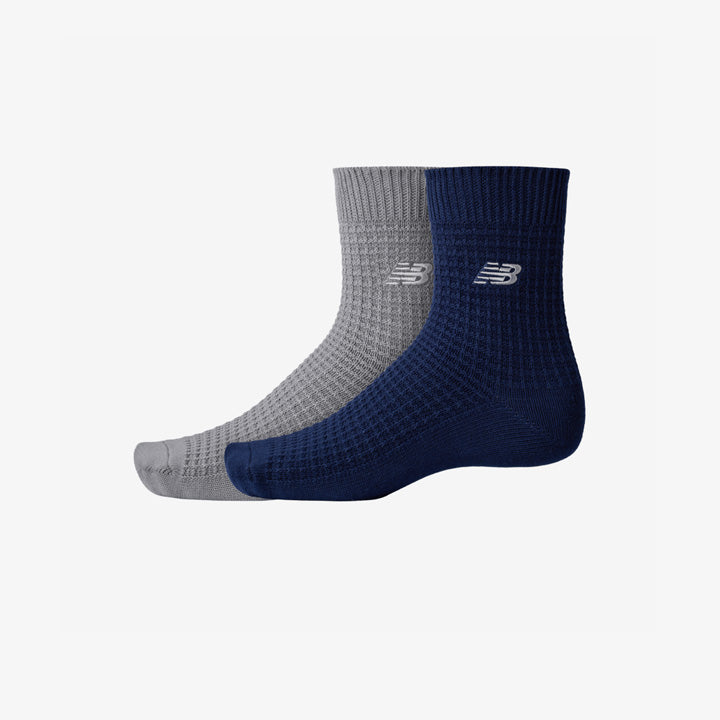 New Balance Waffle Ankle Sock 2 Pack 'Blue'